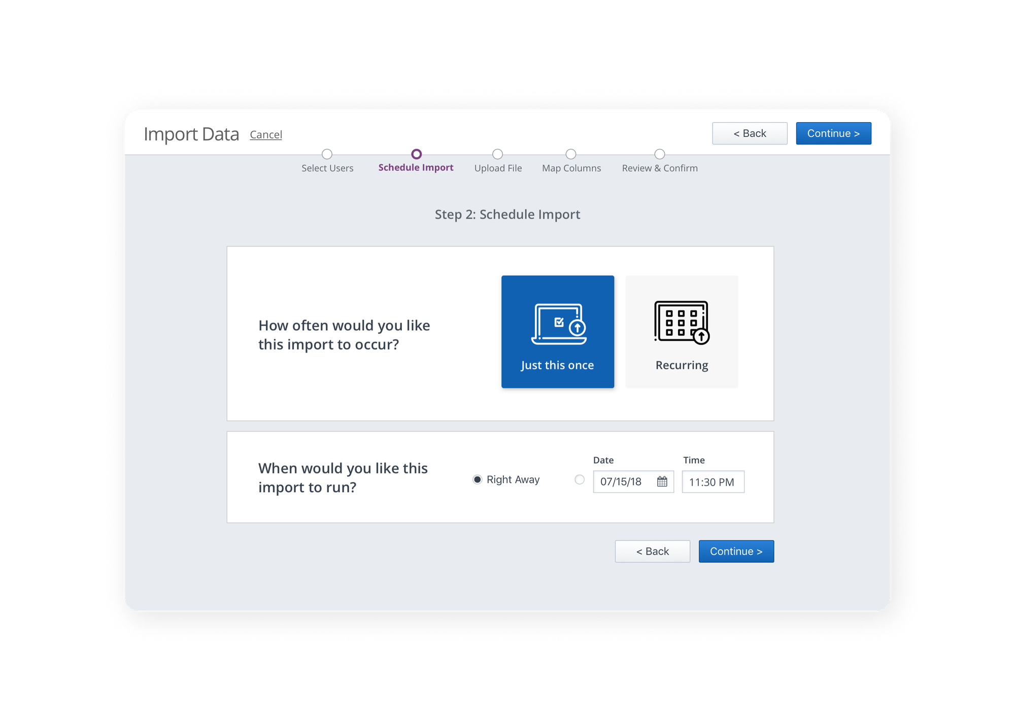 Frontline Data Importer